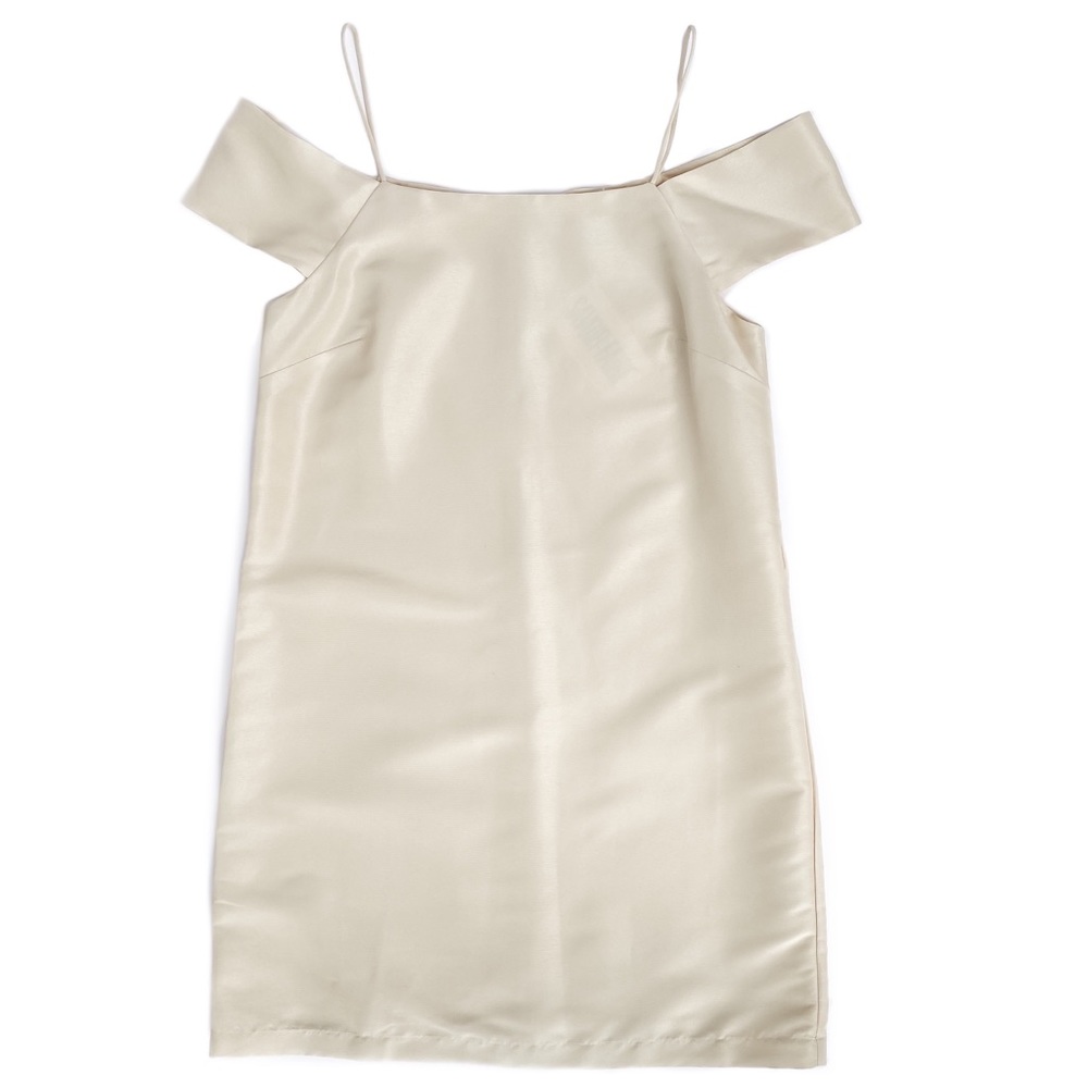 Off White Cold Shoulder Mini Dress Size Small